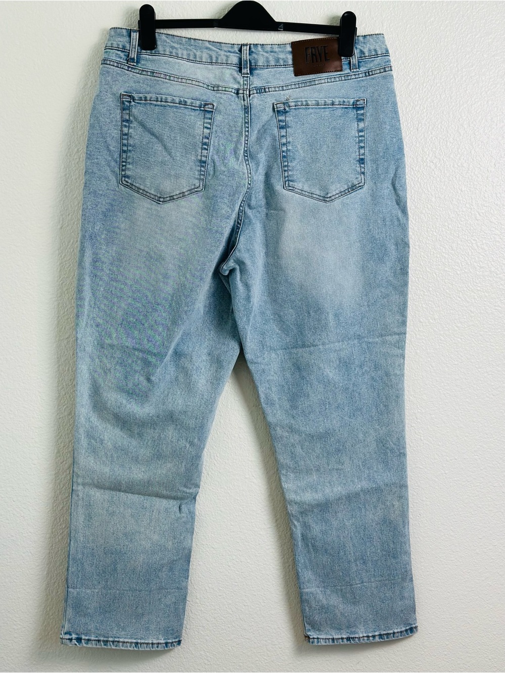 FRYE Women’s Plus Light Wash High Waist Straight Leg Denim Jeans Size 16 - Picture 2 of 11